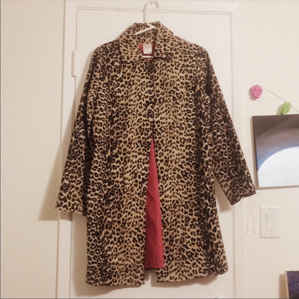 Leopard Print Coat
